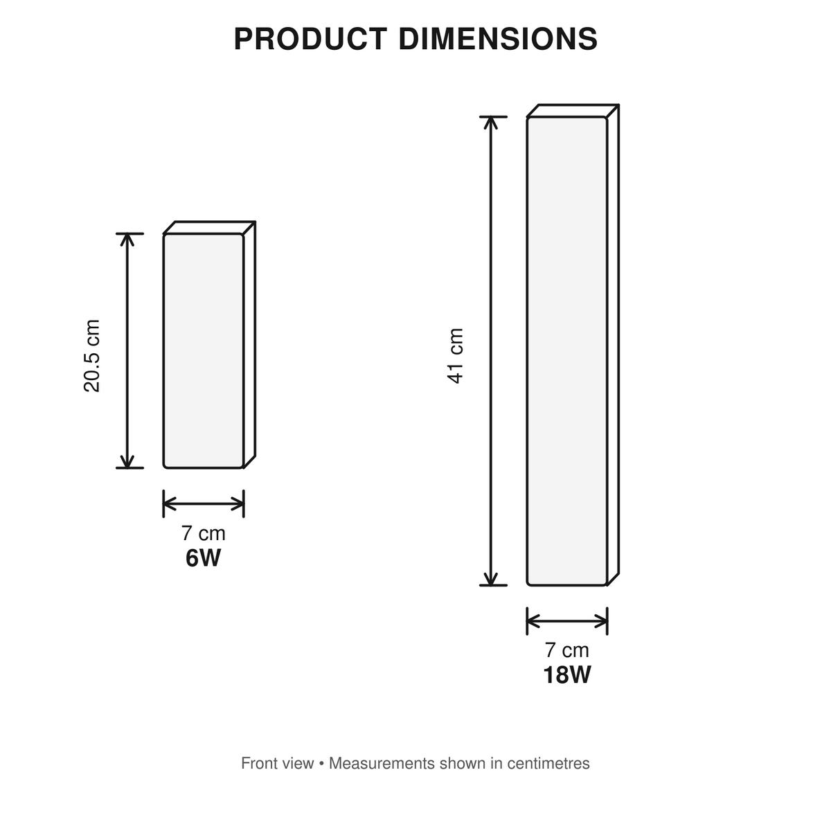 Modern Up-Down LED Wall Sconce