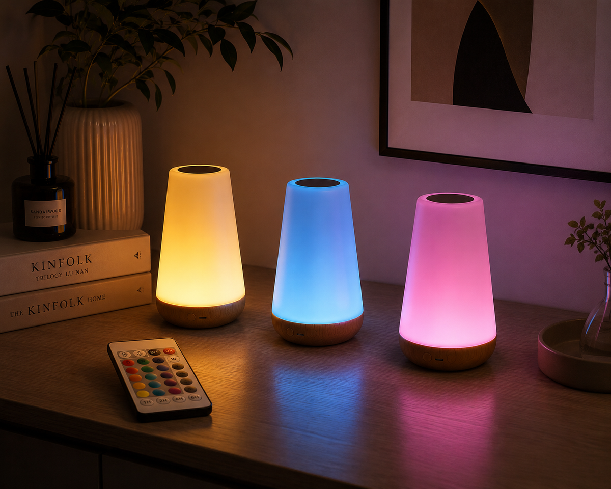 13-Colour RGB Rechargeable Touch Table Lamp