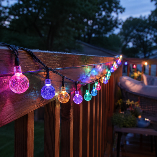 Solar String Lights – 5 m, 20 LED Globe Lights