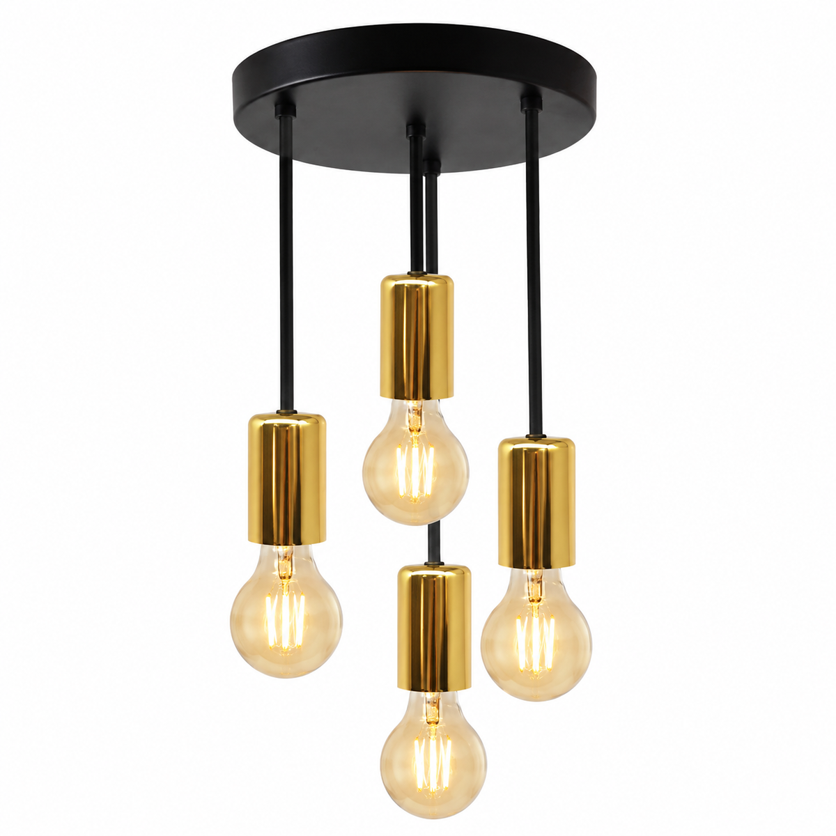 Modern 4-Light E27 Ceiling Chandelier