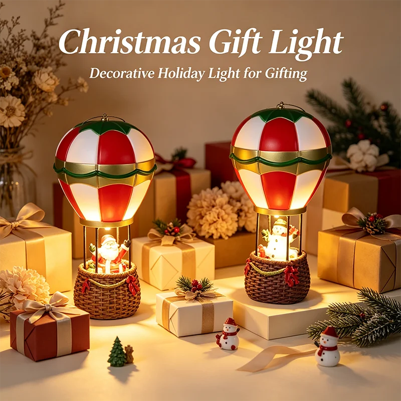 Christmas LED Decorative Night Light — Fireplace, Santa Claus or Snowman