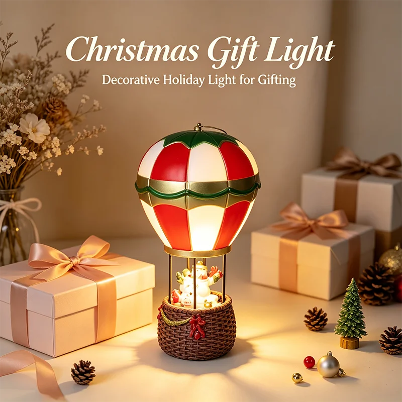 Christmas LED Decorative Night Light — Fireplace, Santa Claus or Snowman