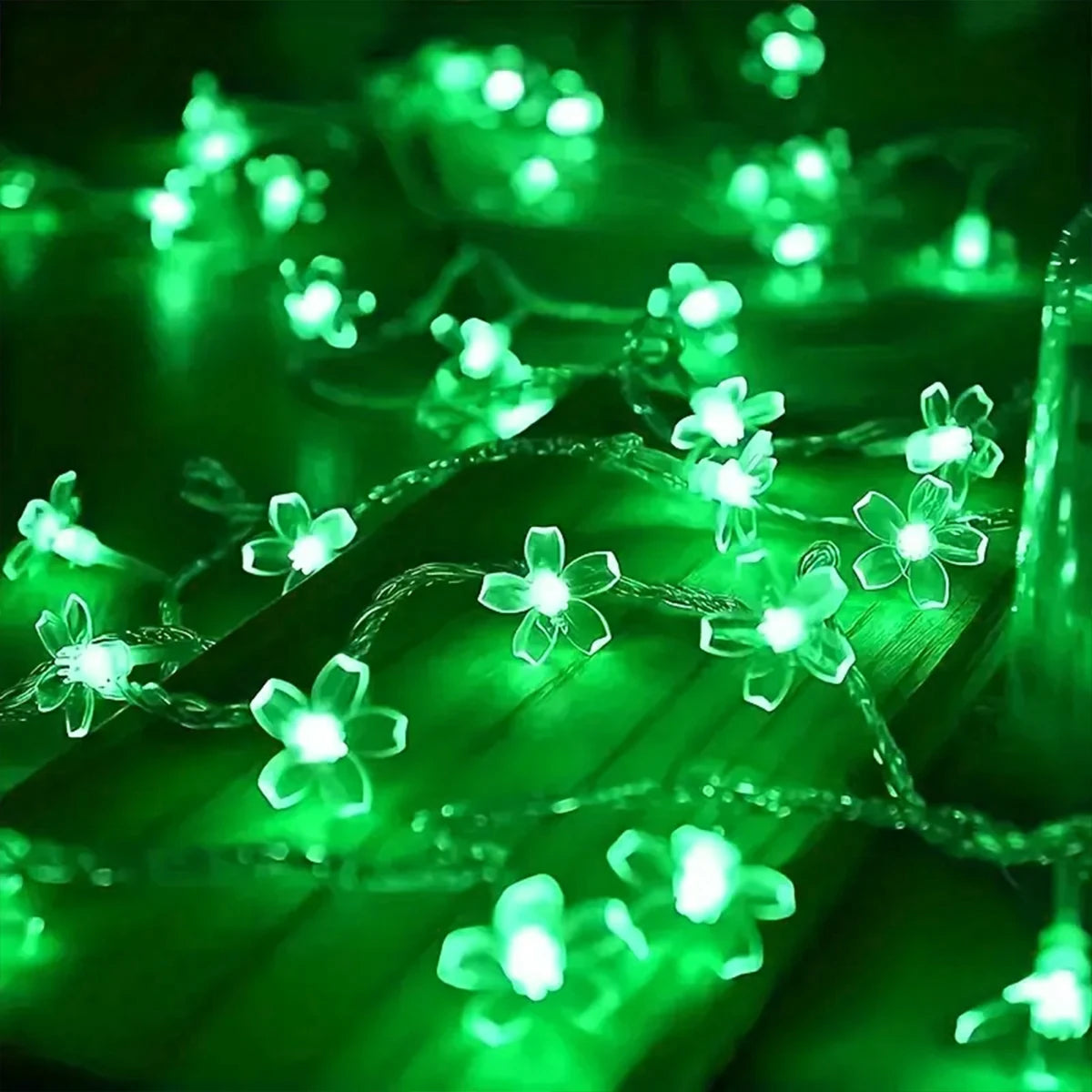 10 m 80 LED Cherry Blossom Flower String Lights