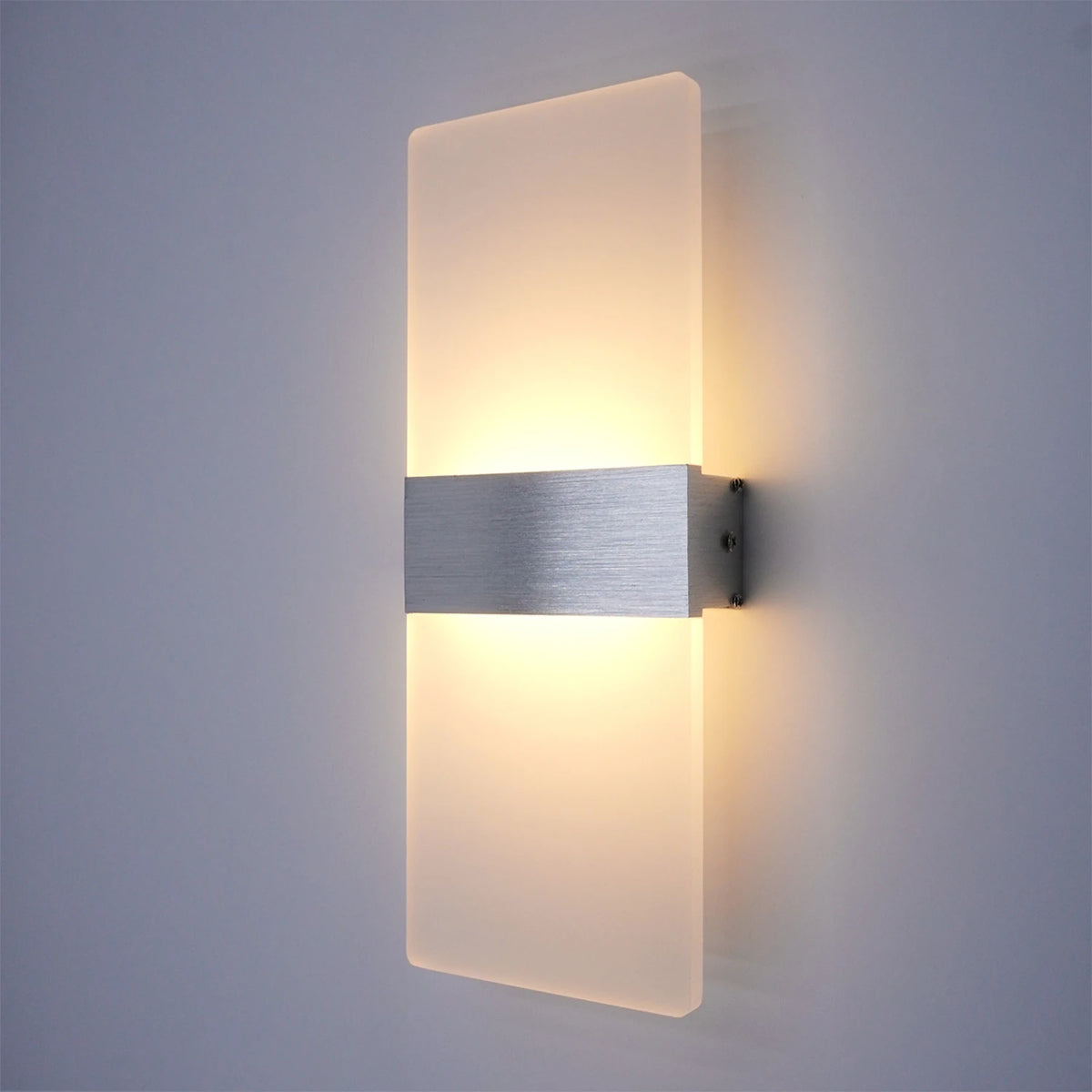 Modern 12W LED Indoor Wall Light — Aluminum & Acrylic