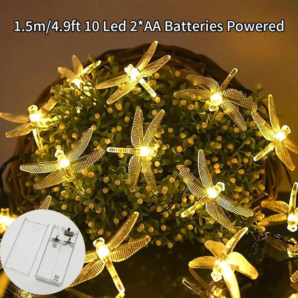 Dragonfly LED String Lights | 1.5 m