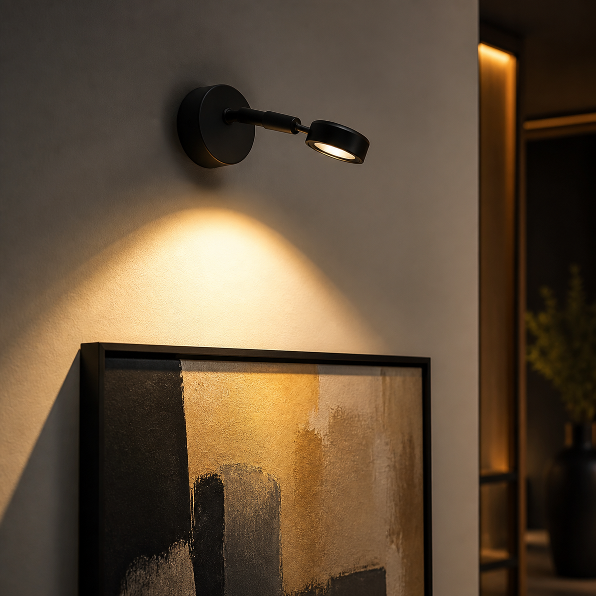 Rechargeable LED Wall Spotlight with Motion Sensor