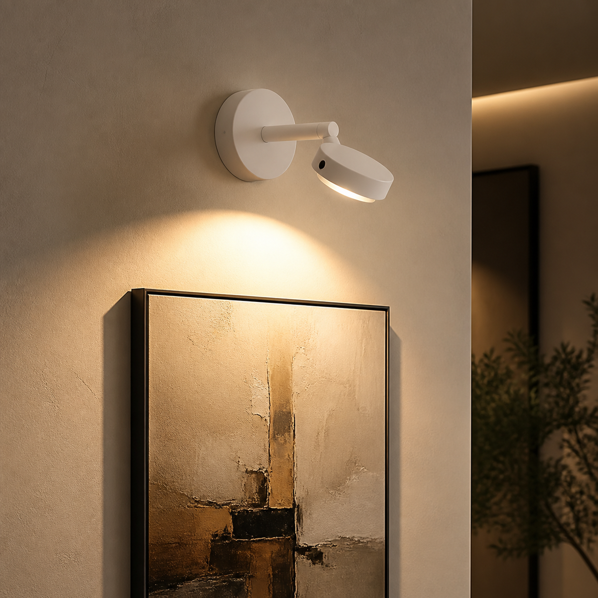 Rechargeable LED Wall Spotlight with Motion Sensor