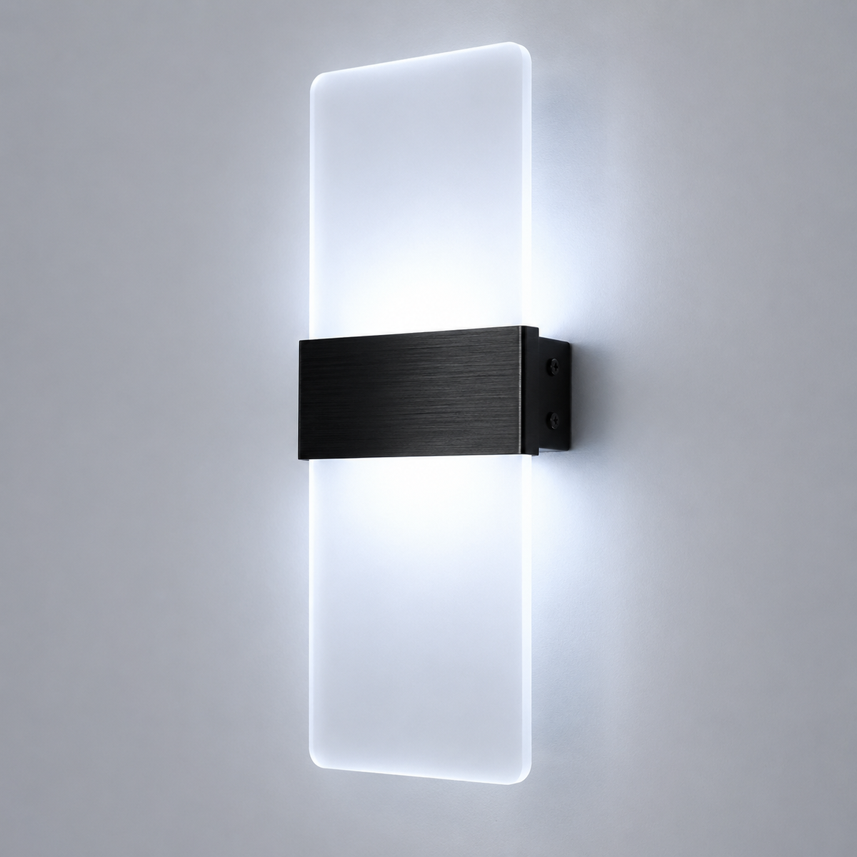 Modern 12W LED Indoor Wall Light — Aluminum & Acrylic