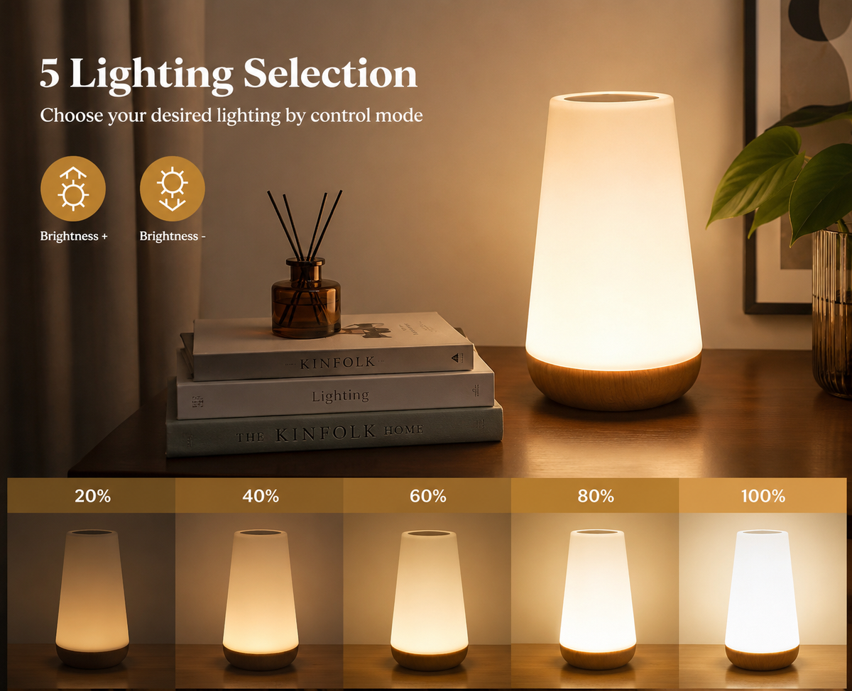 13-Colour RGB Rechargeable Touch Table Lamp