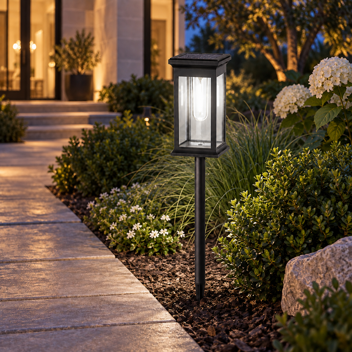 Solar lantern pathway light, White Light, Single